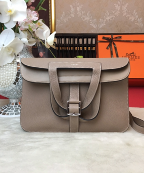 에르메스 할잔백31 에토프 은장 소가죽